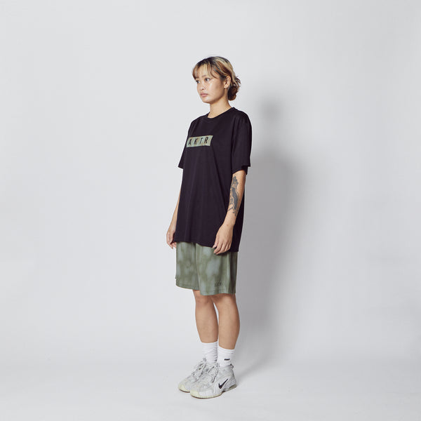 MELT CAMO BOX LOGO SPORTS TEE BK