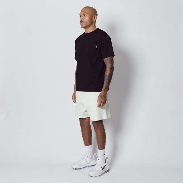 TRI-LINE GRAFFITI POCKET TEE BK