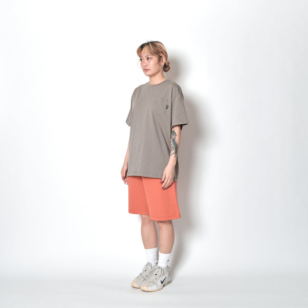 TRI-LINE GRAFFITI POCKET TEE GY