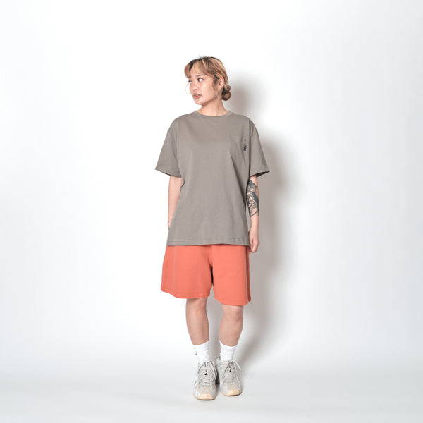 TRI-LINE GRAFFITI POCKET TEE GY