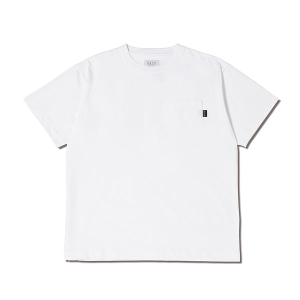 TRI-LINE GRAFFITI POCKET TEE WH