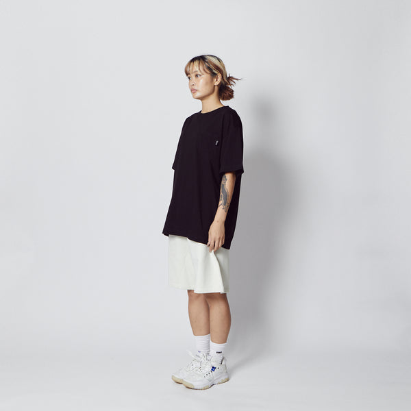 ALLWAYS TRI-LINE SWEAT SHORTS ECRU