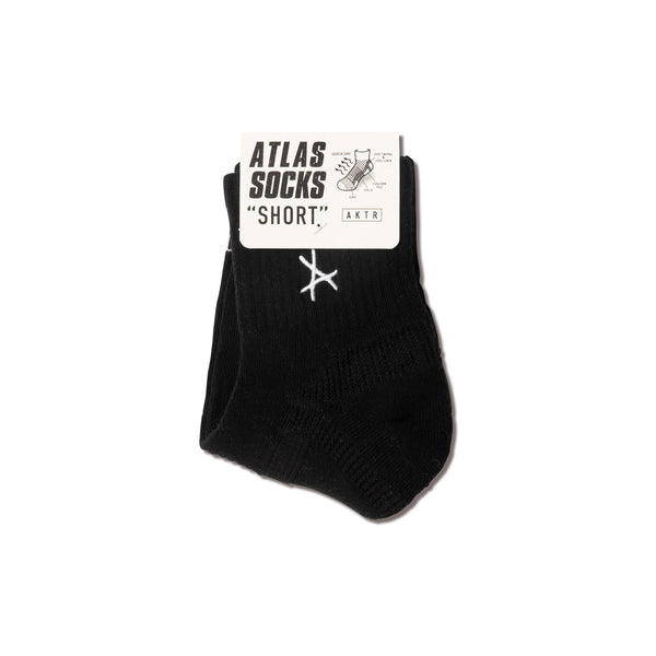 ATLAS SOCKS "SHORT" BK