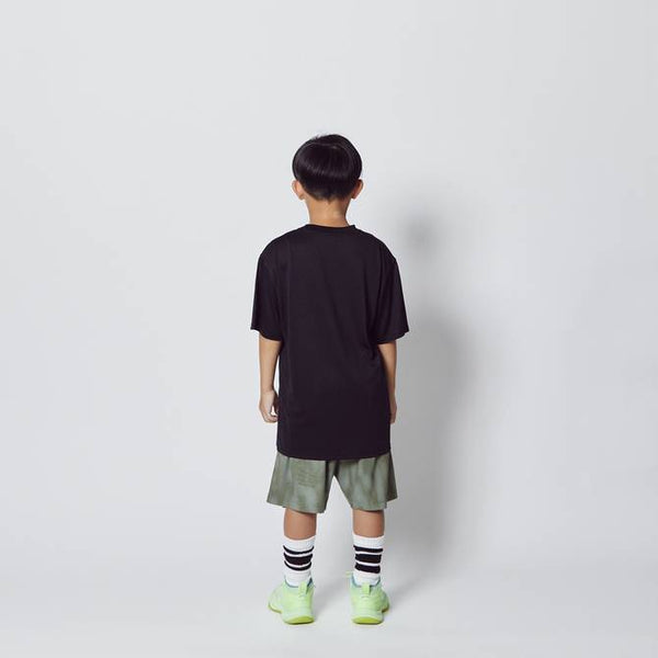 KIDS AKTR LOGO SPORTS TEE BK