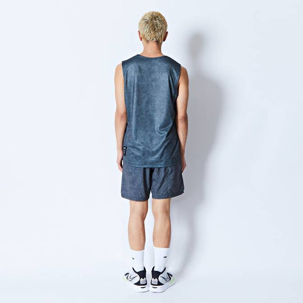 MOCK GARMENT DYED 6.5-INCH ACTIVE SHORTS BK