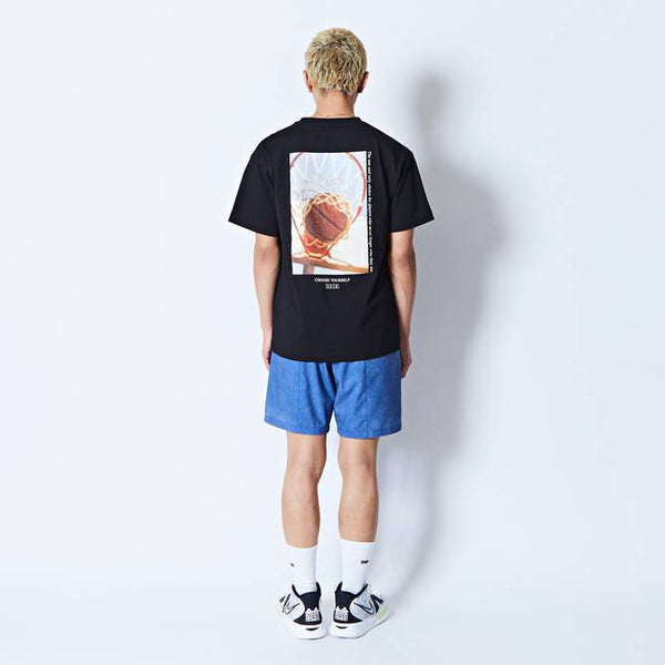 HALFTONE PHOTO TEE BK