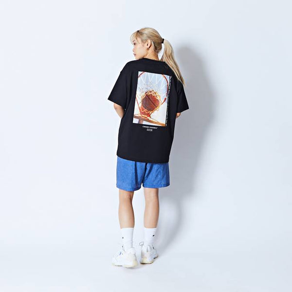 HALFTONE PHOTO TEE BK