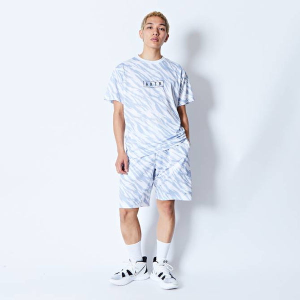 BEAST CAMO AKTR LOGO SPORTS TEE WH