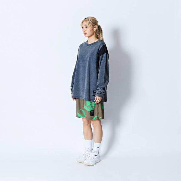 VINTAGE WASH L/S TEE GY