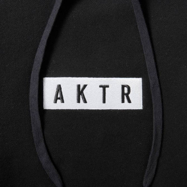 AKTR LOGO SWEAT PULLOVER HOODIE  BK