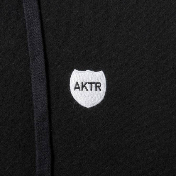 CLASSIC AKTR LG SWEAT ZIP HOODIE  BK