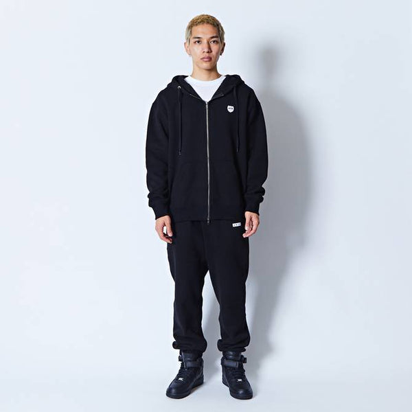 CLASSIC AKTR LG SWEAT ZIP HOODIE  BK