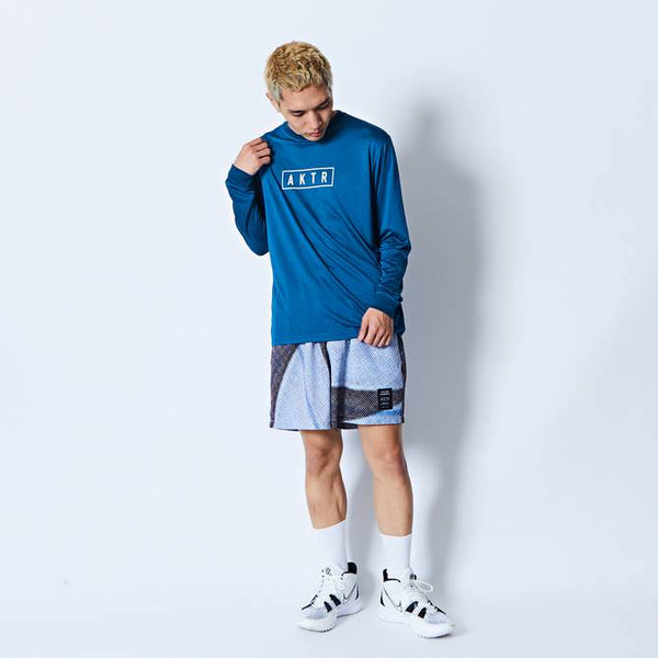 AKTR LOGO L/S SPORTS TEE BL