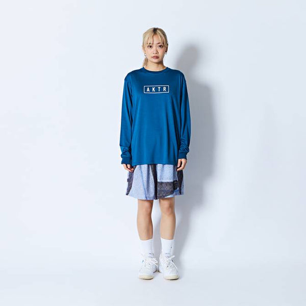 AKTR LOGO L/S SPORTS TEE BL