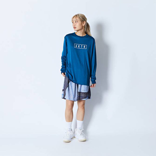 AKTR LOGO L/S SPORTS TEE BL