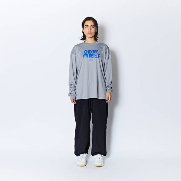 YIN-YANG L/S SPORTS TEE GY