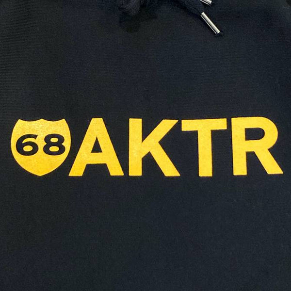 68xAKTR LOGO HOODIE BK