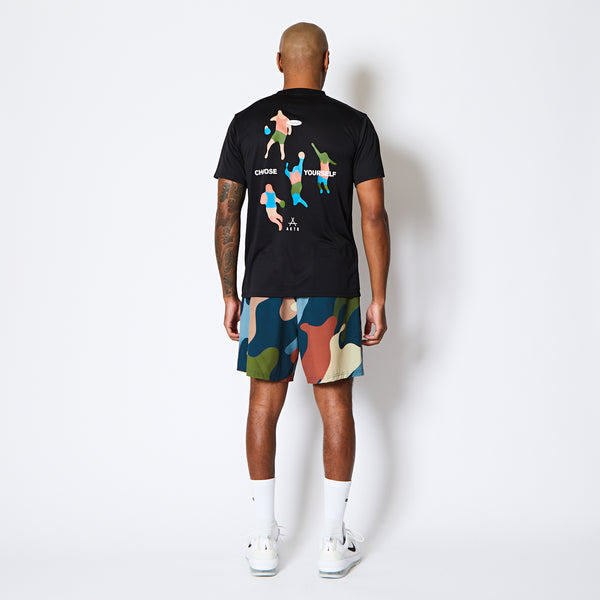 FREE MOTION SPORTS TEE BK