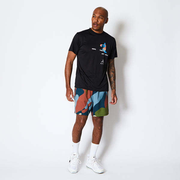 FREE MOTION SPORTS TEE BK