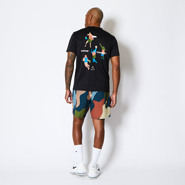 FREE MOTION SPORTS TEE BK