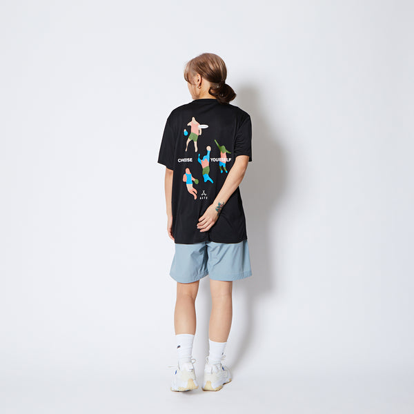 FREE MOTION SPORTS TEE BK