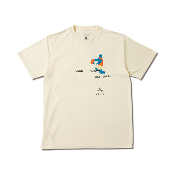 FREE MOTION SPORTS TEE ECRU