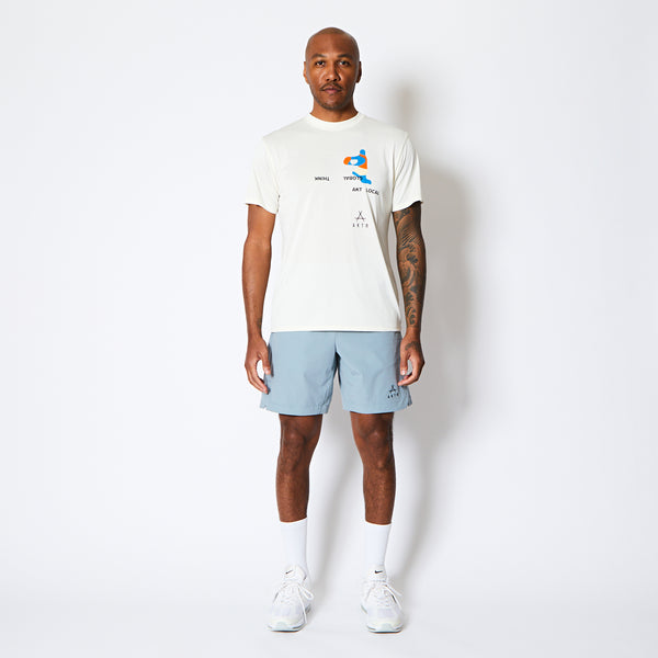 FREE MOTION SPORTS TEE ECRU