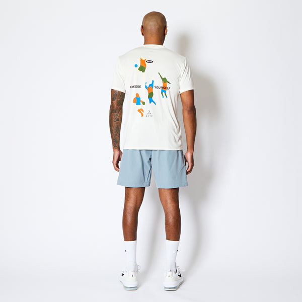 FREE MOTION SPORTS TEE ECRU