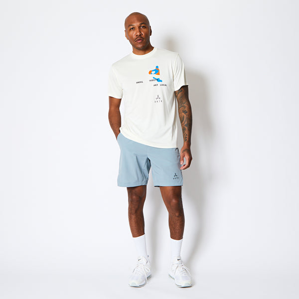 FREE MOTION SPORTS TEE ECRU