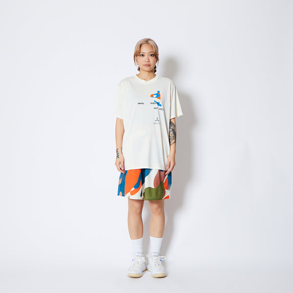 FREE MOTION SPORTS TEE ECRU