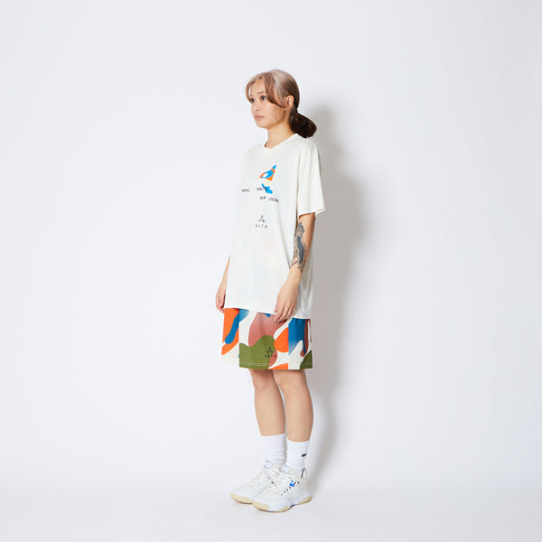 FREE MOTION SPORTS TEE ECRU