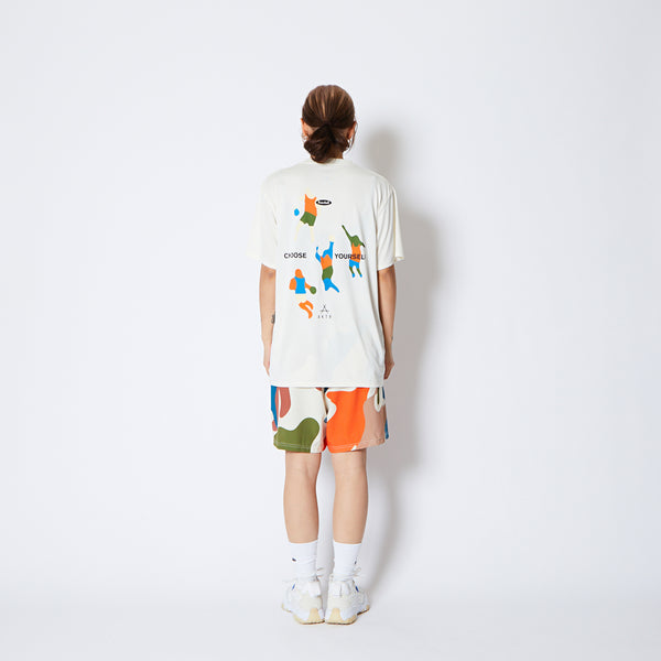 FREE MOTION SPORTS TEE ECRU