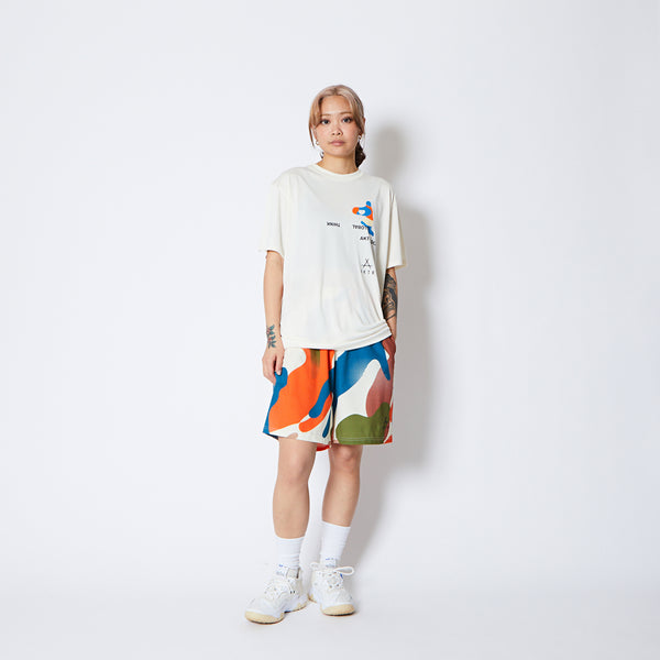 FREE MOTION SPORTS TEE ECRU