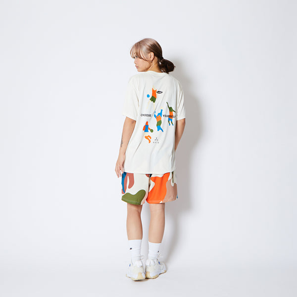 FREE MOTION SPORTS TEE ECRU