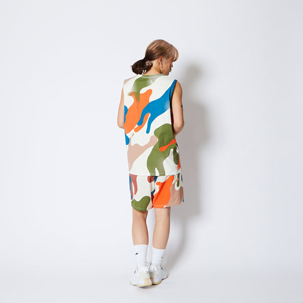 FREE MOTION SLEEVELESS SP SHIRTS ECRU