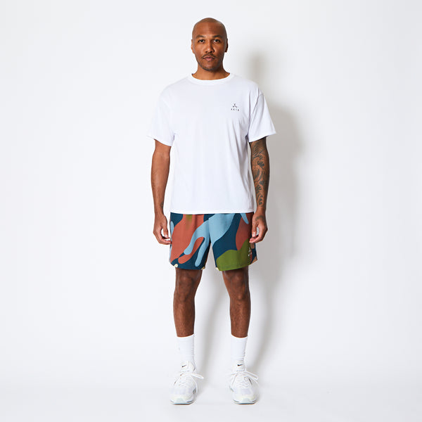 TRILINE LOOSE FIT T/C TEE WH
