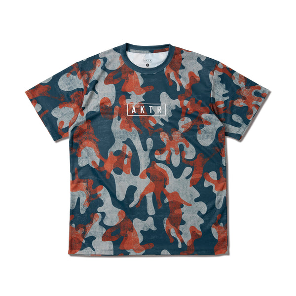 PLAY CAMO AKTR LOGO SPORTS TEE NV