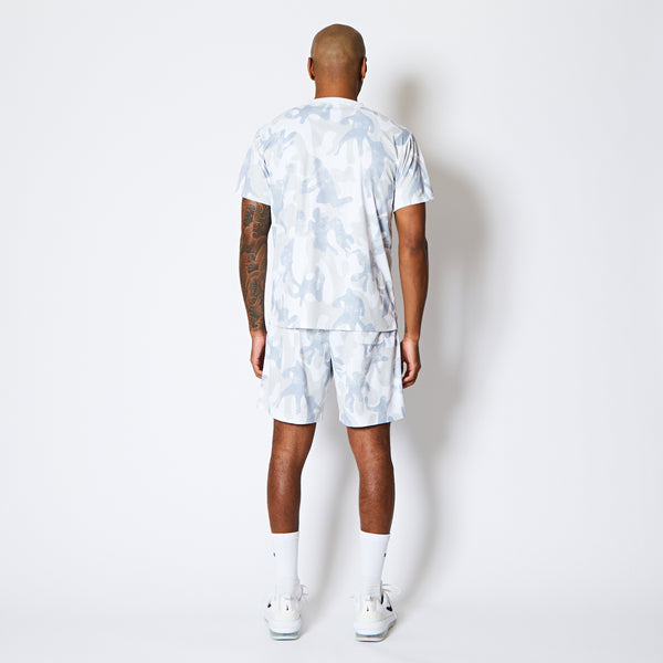 PLAY CAMO AKTR LOGO SPORTS TEE WH