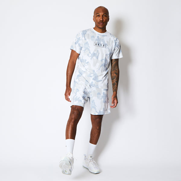 PLAY CAMO AKTR LOGO SPORTS TEE WH