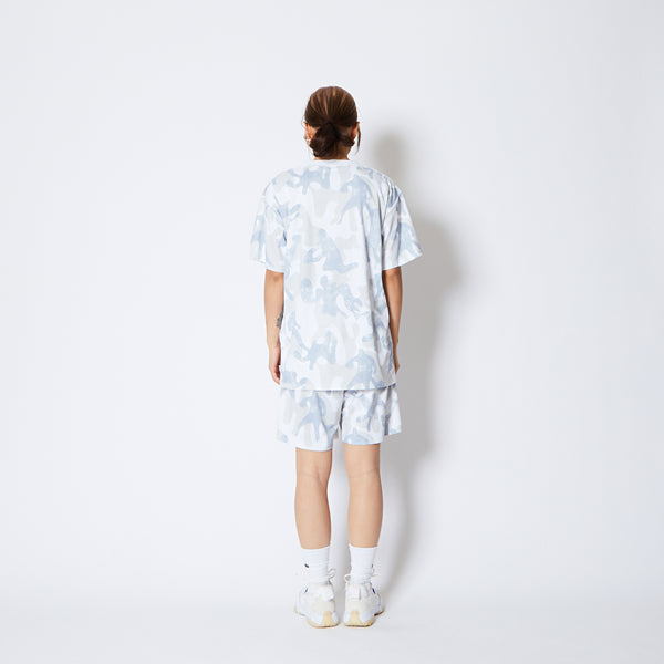 PLAY CAMO AKTR LOGO SPORTS TEE WH