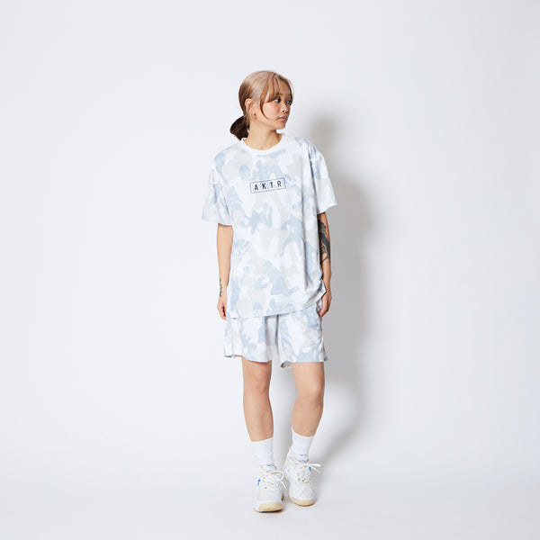 PLAY CAMO AKTR LOGO SPORTS TEE WH