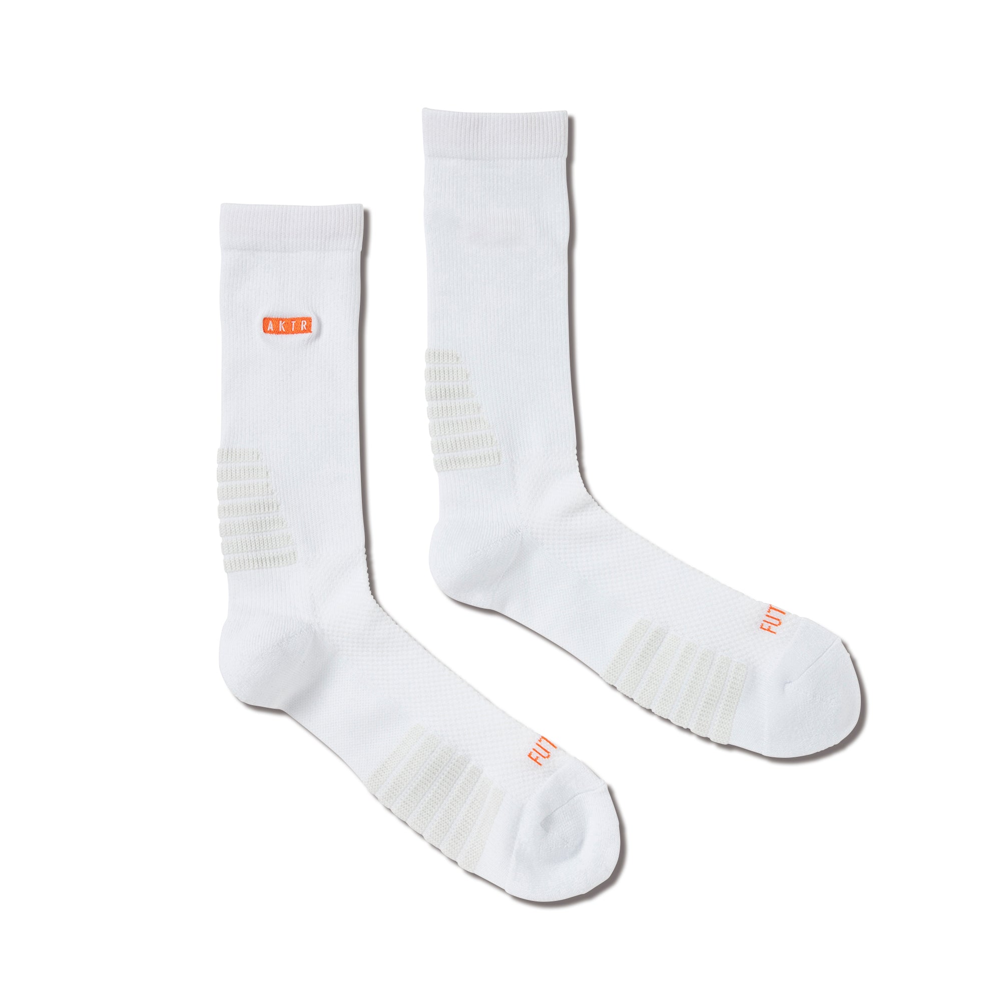 AKTR LOGO NEO FUTURE SOCKS WH – AKTR OFFICIAL