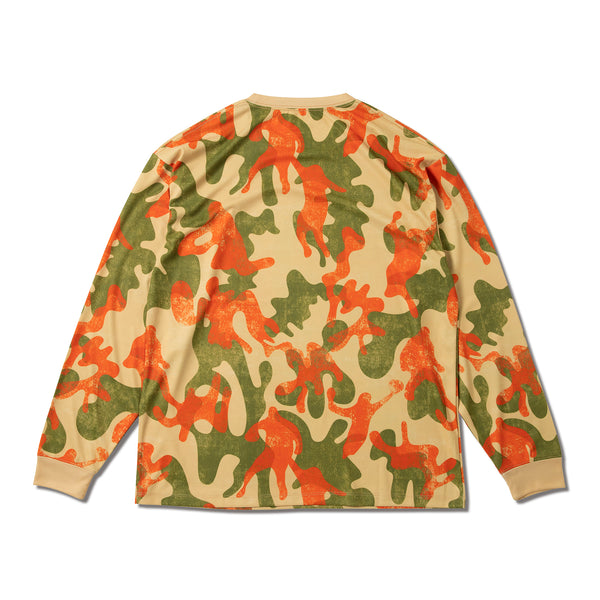 PLAY CAMO LOOSE FIT L/S SP TEE BG