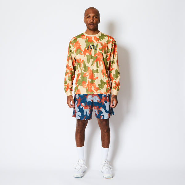 PLAY CAMO LOOSE FIT L/S SP TEE BG