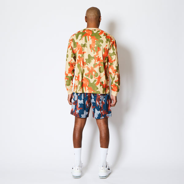 PLAY CAMO LOOSE FIT L/S SP TEE BG