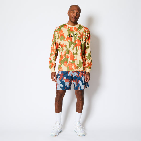 PLAY CAMO LOOSE FIT L/S SP TEE BG