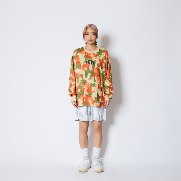 PLAY CAMO LOOSE FIT L/S SP TEE BG