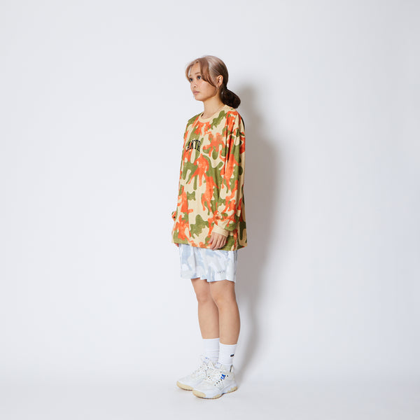 PLAY CAMO LOOSE FIT L/S SP TEE BG