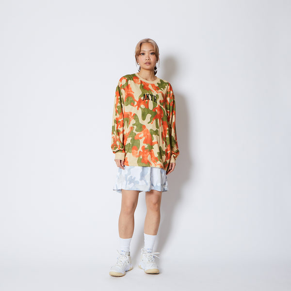 PLAY CAMO LOOSE FIT L/S SP TEE BG