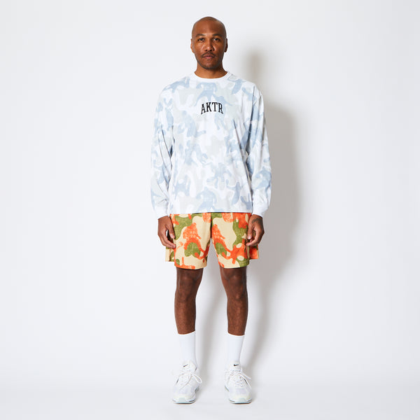 PLAY CAMO LOOSE FIT L/S SP TEE WH
